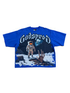 Godspeed Astronaut Graphic T-Shirt Blue