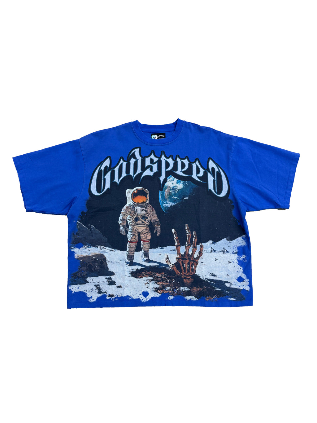 Godspeed Astronaut T-Shirt Blue product image